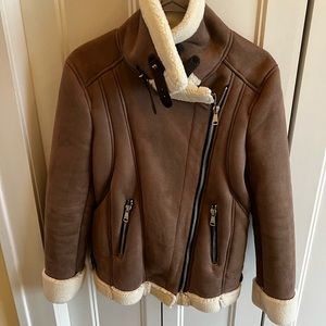 Womens Vigoss shearling coat